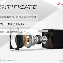 Solidworks ''Uzman''Sertifikası