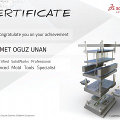 Solidworks ''Kalıp Araçları'' Uzman Sertifikası