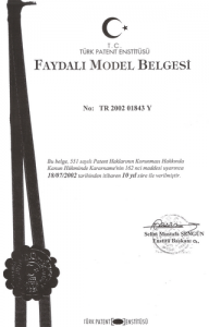 Faydalı Model Belgesi