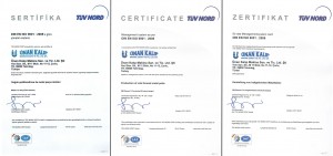 ISO 9001 Kalite Yönetim Sistemi Sertifikası IAF (2010-2014 Arası)