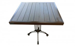 80x80 Fındık Kahve Hibrit Masa